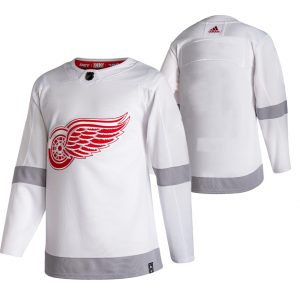 Miehille NHL Detroit Red Wings Pelipaita 2021 Reverse Retro Blank Special Edition Authentic Valkoinen